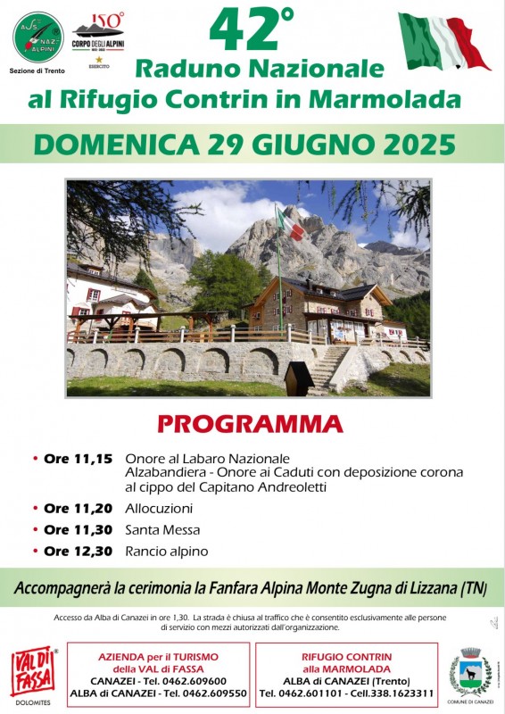 43° Raduno Alpini Contrin 2026